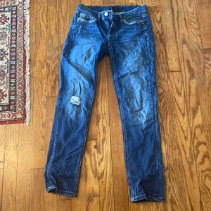 Noir slim ankle jeans